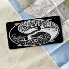 White and Black Tree of Life Yin Yang