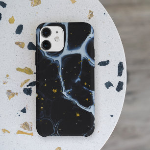 White and black water splash iphone cases
