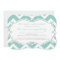 White and Blue Chevron Housewarming Party Invite