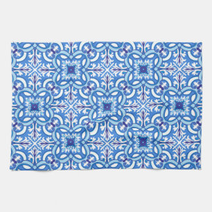 🤍 💙White and blue  Porto Azulejos  Tea Towel