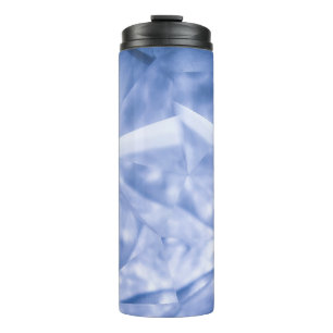 White and blue suit jacket thermal tumbler