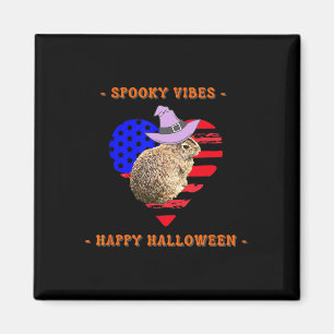 White And Boo Funny Halloween Outfit Costumes  Magnet