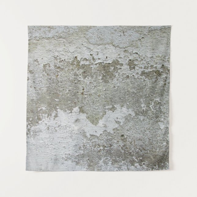 White and brown area rug tapestry (Front)