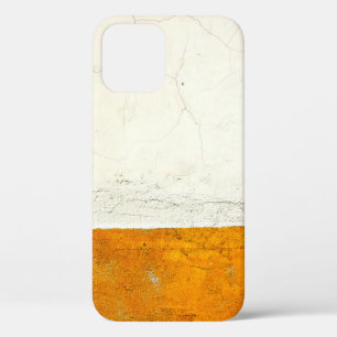 WHITE AND BROWN SURFACE iPhone 12 CASE