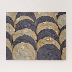 White and chocolate cookies jigsaw puzzle