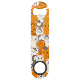 White and ginger cats pattern green eyes blue eyes