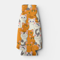 White and ginger cats pattern green eyes blue eyes