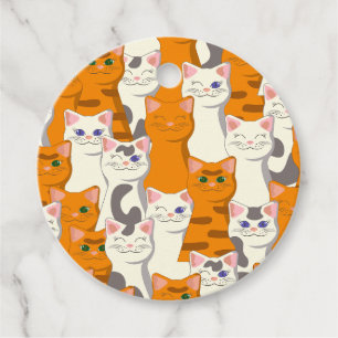 White and ginger cats pattern green eyes blue eyes favour tags