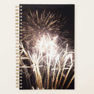 White and Gold Fireworks I Patriotic Celebration Planner