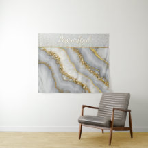 White and Gold Liquid Moonstone Personalised