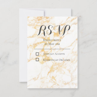 White and Gold Marble
