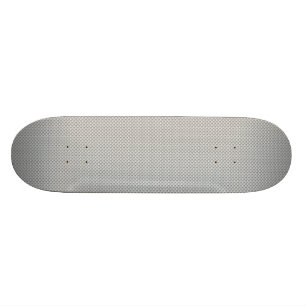 White and Grey Carbon Fibre Graphite Skateboard