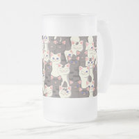 White and grey cats pattern