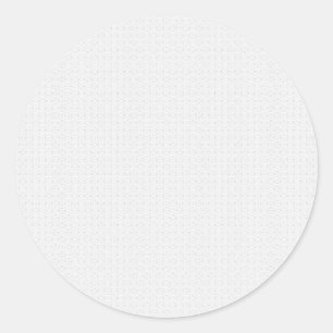 White and grey geometric pattern with interlocking classic round sticker