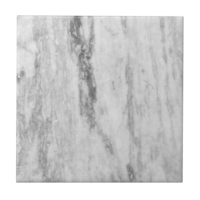 White And Grey Marble Texture Pattern Tile (Front)