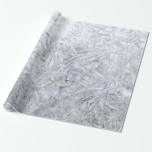 White And Light Grey Background Wrapping Paper