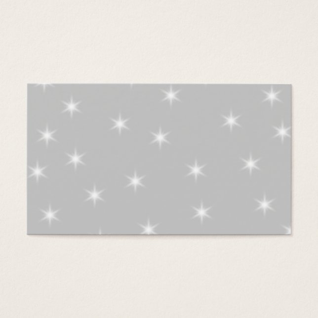 White and Light Grey Star Pattern. (Front)