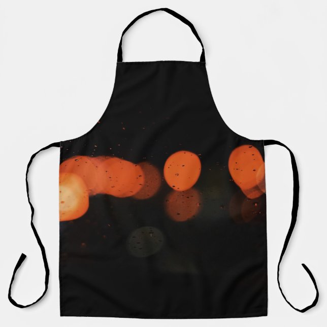White and orange plastic toy apron (Front)