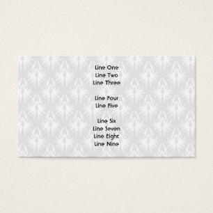 White and Pale Grey Damask Pattern.