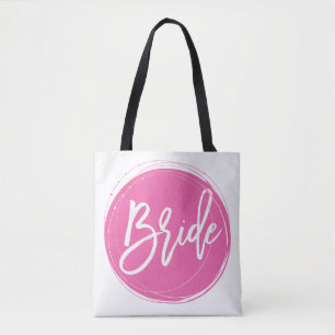 White And Pink Bride Wedding Bags