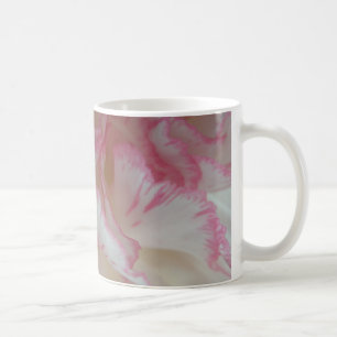 White and Pink Carnation Mug