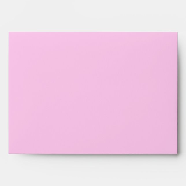 White and pink peony bud customisable envelopes (Front)
