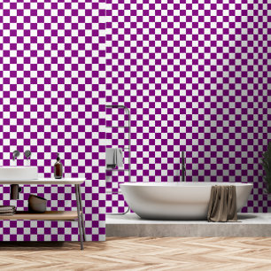 White and purple colour peel and stick wallpaper
