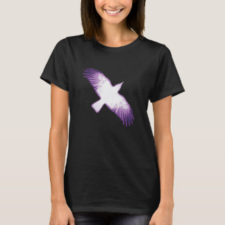 White and Purple Crow T-Shirt