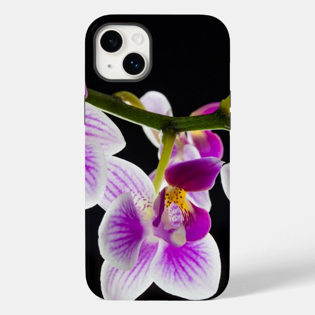 White and purple orchid Case-Mate iPhone case (Back)