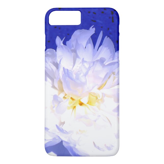 White and purple Peony photo Case-Mate iPhone Case (Back)