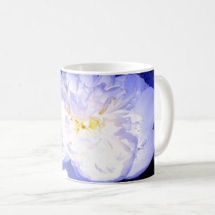 White and purple Peony photo Coffee Mug