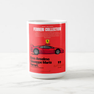 White and Red mug for morning people