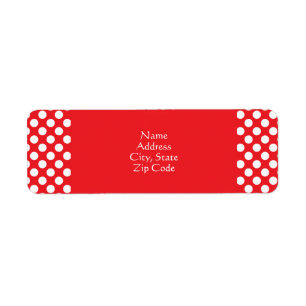 White and Red Polka Dot