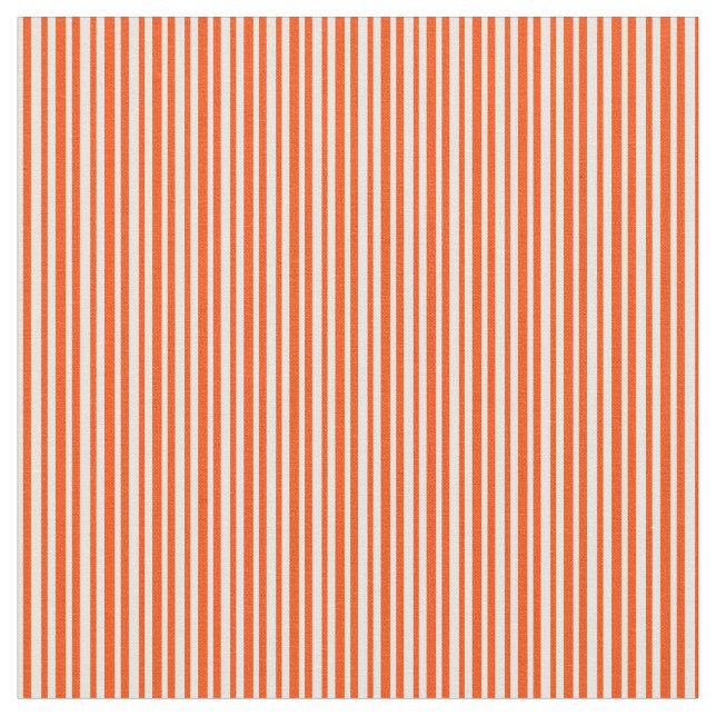 White and Red Striped/Lined Pattern Fabric (Close Up)