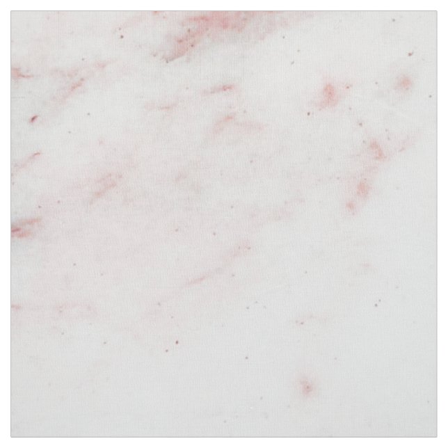 White and rose-gold faux marble fabric (Swatch)