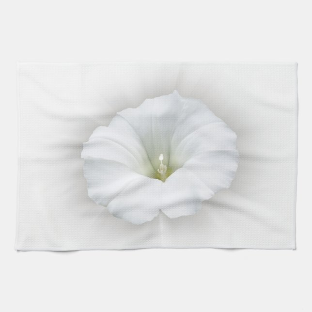white and shades of grey tea towel (Horizontal)