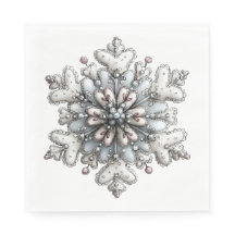 WHITE AND SILVER HOLIDAY WINTER SNOWFLAKES