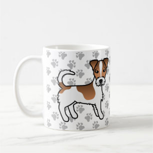 White And Tan Rough Coat Jack Russell Terrier Dog Coffee Mug