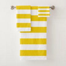 White and Yellow Horizontal Stripes