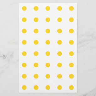 White and Yellow Stationery