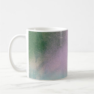 White and yellow textile coffee mug