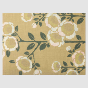 White Anemone Flowers Tissue Paper