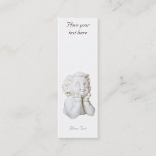 White Angel - bookmark Mini Business Card