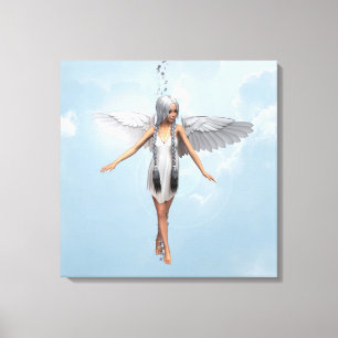 White Angel Canvas Print