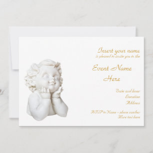 White Angel Invitation