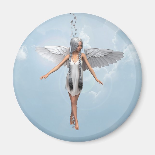 White Angel Magnet (Front)