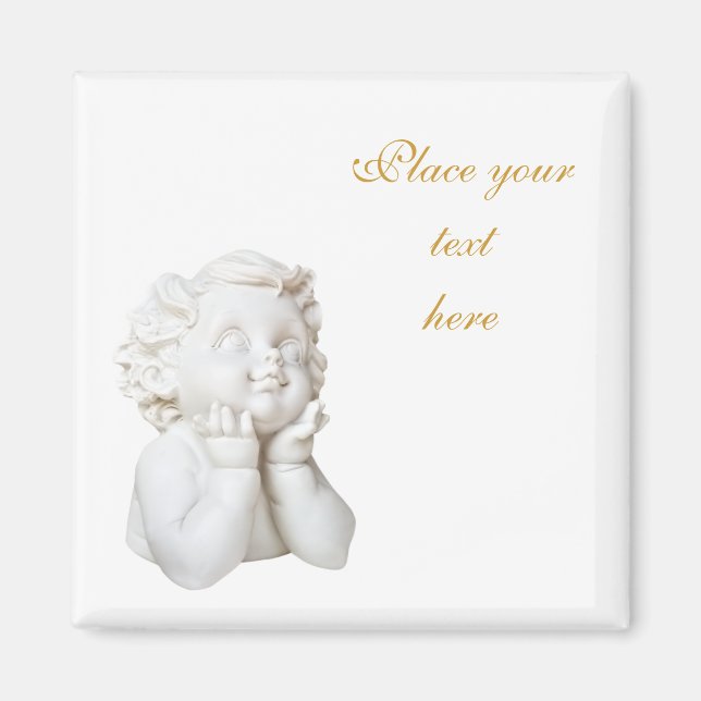 White Angel Magnet (Front)