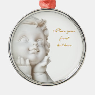 White Angel Metal Tree Decoration