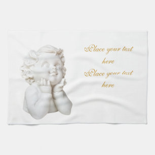 White Angel Tea Towel