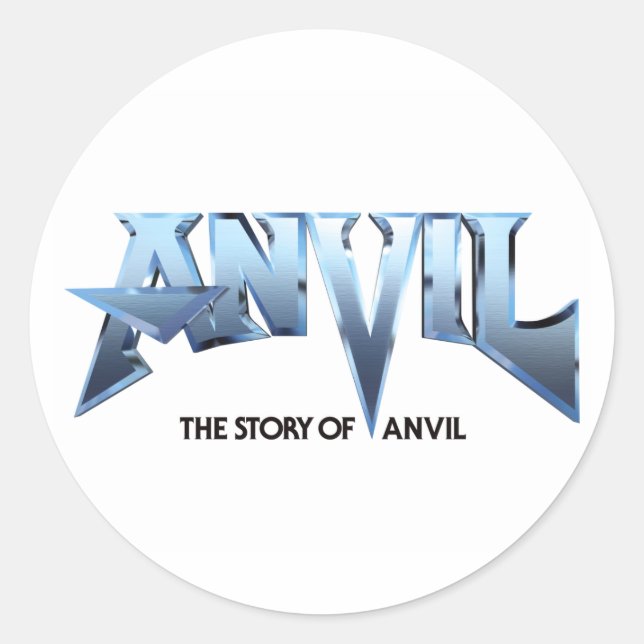 WHITE ANVIL MOVIE LOGO STICKER (Front)